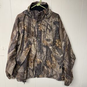 Stearns Dry Wear Realtree Hardwoods 20-200 Hunting Weatherproof Jacket Hooded XL